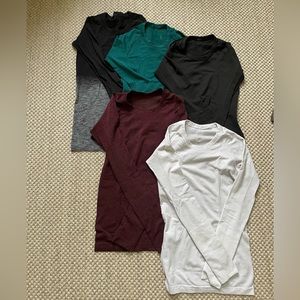 Set of Lululemon swiftly long sleeve tees (5)
